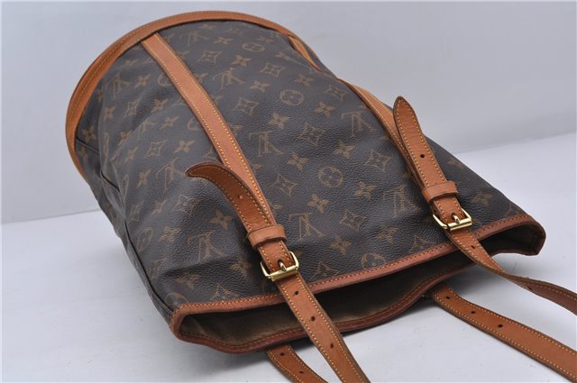 Authentic LOUIS VUITTON Monogram Bucket GM Shoulder Bag M42236 LV 6326C