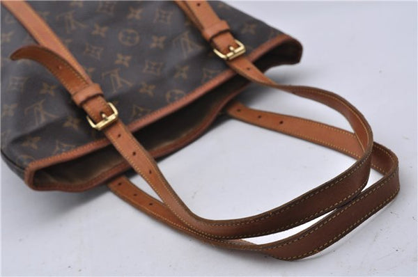 Authentic LOUIS VUITTON Monogram Bucket GM Shoulder Bag M42236 LV 6326C