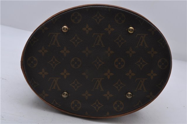 Authentic LOUIS VUITTON Monogram Bucket GM Shoulder Bag M42236 LV 6326C