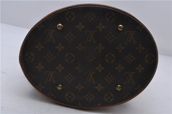 Authentic LOUIS VUITTON Monogram Bucket GM Shoulder Bag M42236 LV 6326C