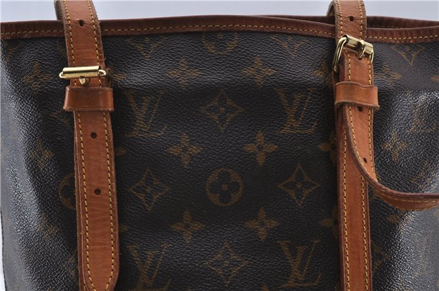 Authentic LOUIS VUITTON Monogram Bucket GM Shoulder Bag M42236 LV 6326C
