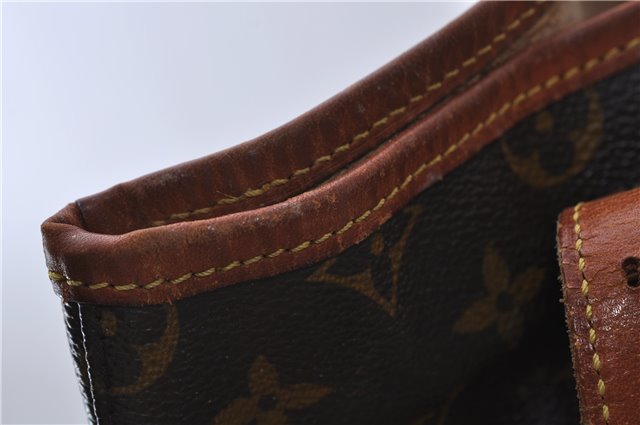 Authentic LOUIS VUITTON Monogram Bucket GM Shoulder Bag M42236 LV 6326C