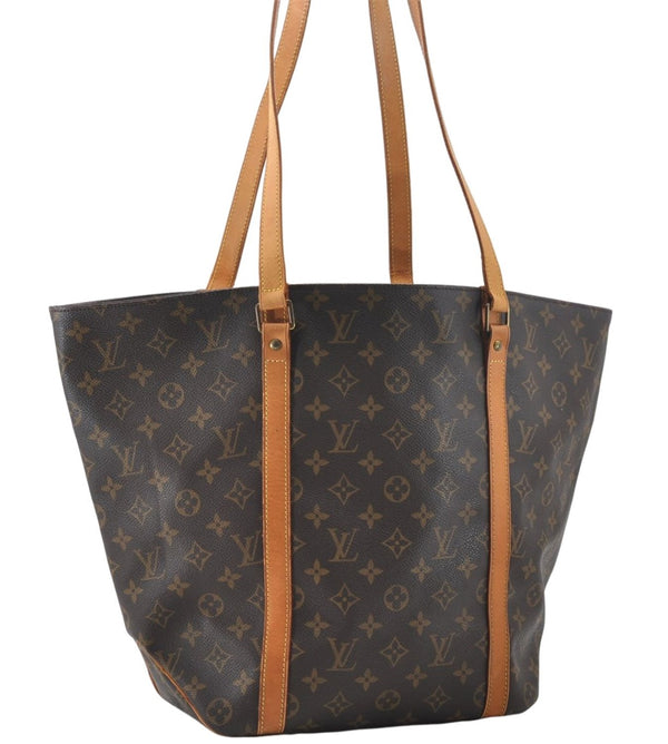 Authentic Louis Vuitton Monogram Sac Shopping PM Tote Bag M51108 LV 6326E