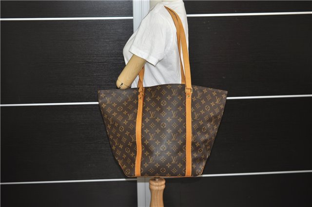 Authentic Louis Vuitton Monogram Sac Shopping PM Tote Bag M51108 LV 6326E