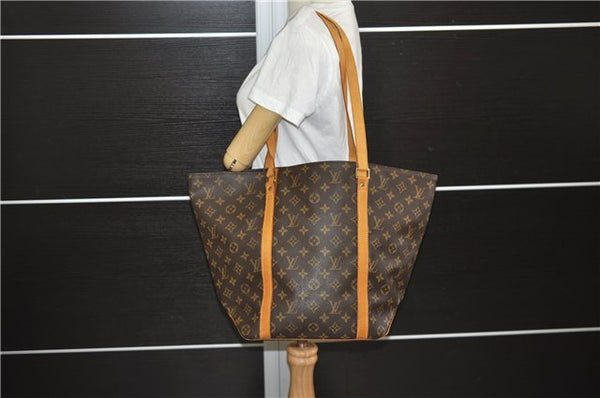Authentic Louis Vuitton Monogram Sac Shopping PM Tote Bag M51108 LV 6326E