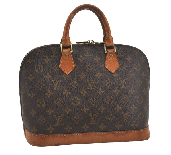 Authentic Louis Vuitton Monogram Alma Hand Bag Purse M51130 LV 6326I