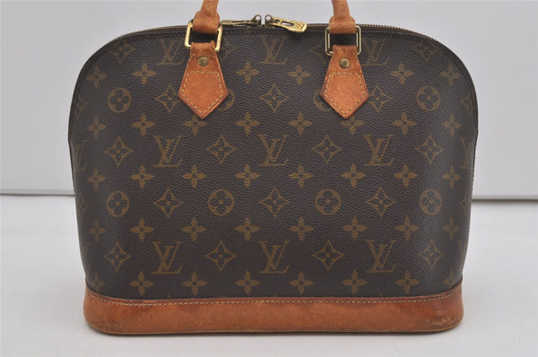 Authentic Louis Vuitton Monogram Alma Hand Bag Purse M51130 LV 6326I