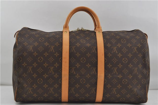 Authentic Louis Vuitton Monogram Keepall 50 Travel Boston Bag M41426 LV 6327D