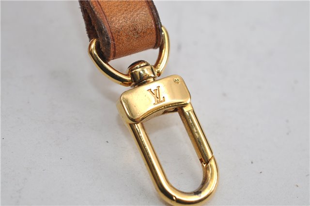 Authentic Louis Vuitton Leather Shoulder Strap Beige 46.9