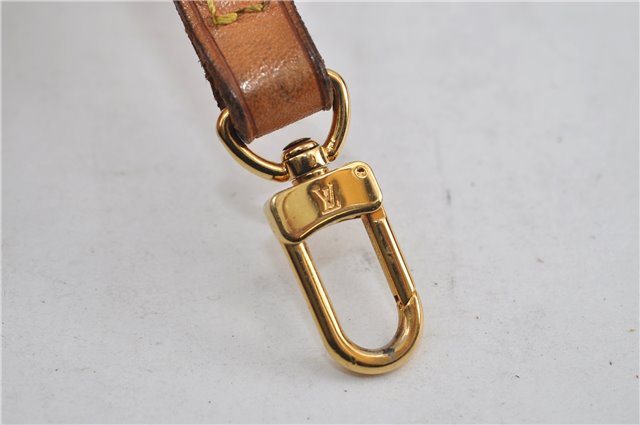 Authentic Louis Vuitton Leather Shoulder Strap Beige 46.9