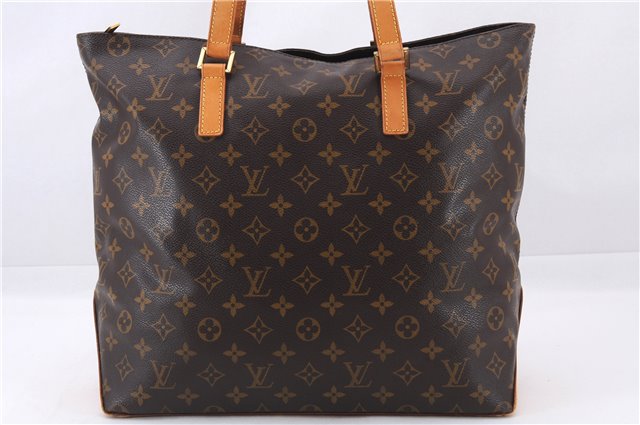 Authentic Louis Vuitton Monogram Cabas Mezzo Shoulder Tote Bag M51151 LV 6329E