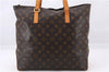 Authentic Louis Vuitton Monogram Cabas Mezzo Shoulder Tote Bag M51151 LV 6329E