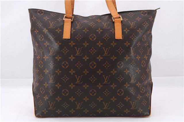 Authentic Louis Vuitton Monogram Cabas Mezzo Shoulder Tote Bag M51151 LV 6329E