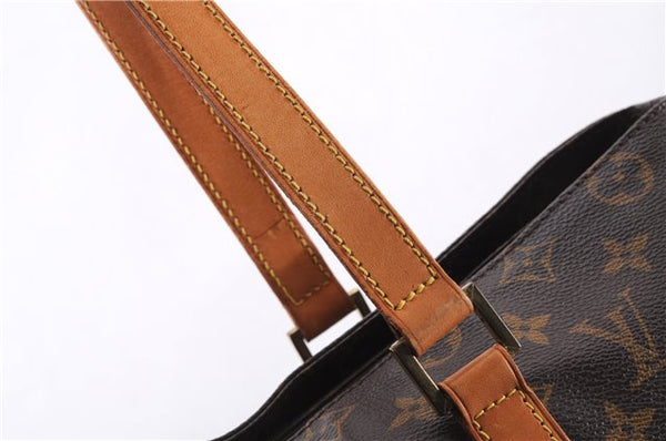 Authentic Louis Vuitton Monogram Cabas Mezzo Shoulder Tote Bag M51151 LV 6329E