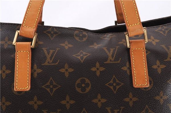 Authentic Louis Vuitton Monogram Cabas Mezzo Shoulder Tote Bag M51151 LV 6329E