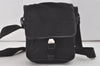 Authentic PRADA Viaggio Nylon Leather Shoulder Cross Body Bag V167 Black 6329I