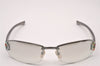 Authentic GUCCI Vintage Horsebit Sunglasses 2743/F/S Plastic Silver 6330I