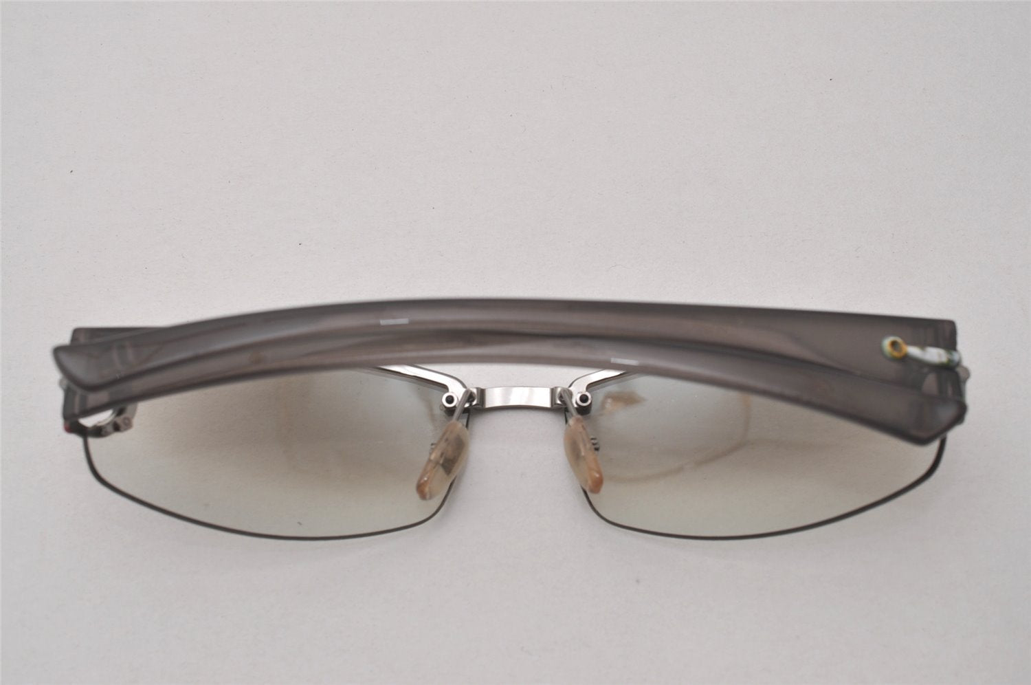 Authentic GUCCI Vintage Horsebit Sunglasses 2743/F/S Plastic Silver 6330I