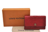Auth Louis Vuitton Monogram Empreinte Multicles 6 Key Case Red M63708 Box 6331I