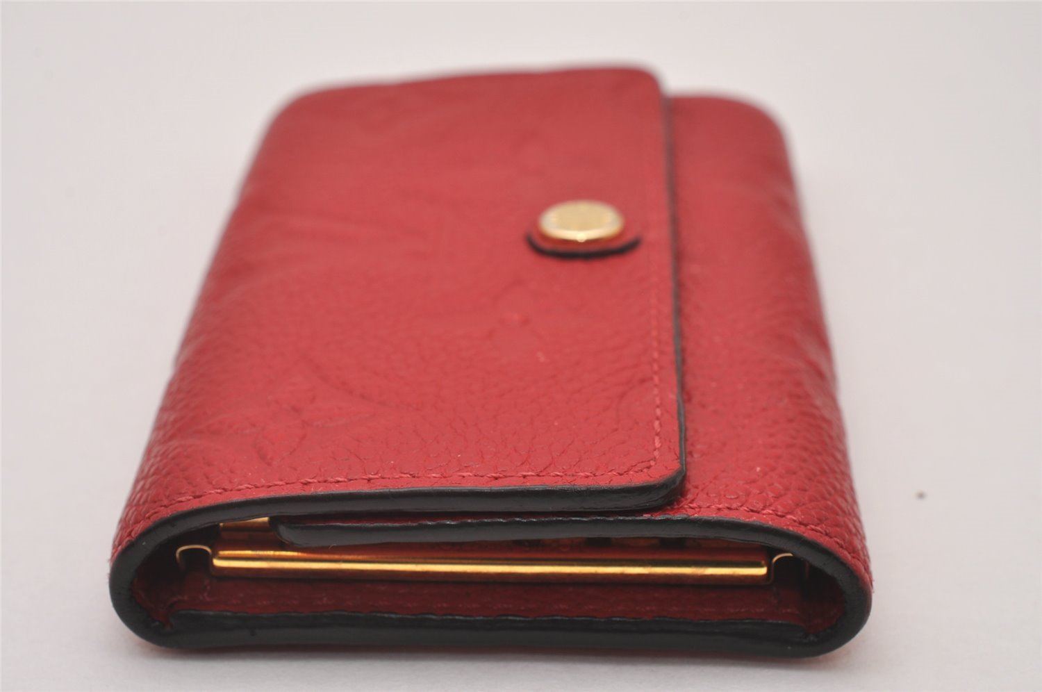 Auth Louis Vuitton Monogram Empreinte Multicles 6 Key Case Red M63708 Box 6331I