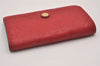 Auth Louis Vuitton Monogram Empreinte Multicles 6 Key Case Red M63708 Box 6331I