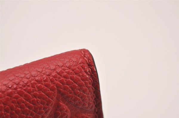 Auth Louis Vuitton Monogram Empreinte Multicles 6 Key Case Red M63708 Box 6331I