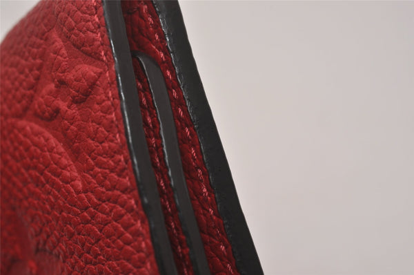 Auth Louis Vuitton Monogram Empreinte Multicles 6 Key Case Red M63708 Box 6331I