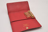 Auth Louis Vuitton Monogram Empreinte Multicles 6 Key Case Red M63708 Box 6331I