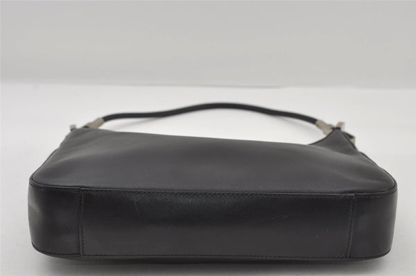 Authentic GUCCI Vintage Shoulder Hand Bag Purse Leather 0013812 Black 6333I