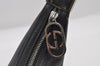 Authentic GUCCI Vintage Shoulder Hand Bag Purse Leather 0013812 Black 6333I
