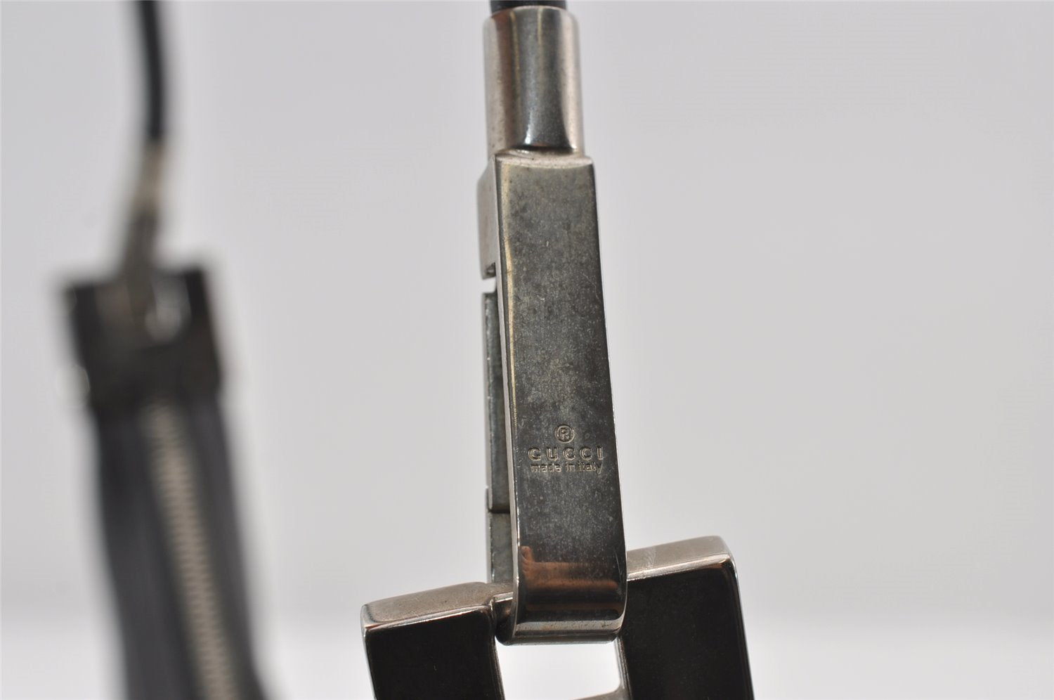 Authentic GUCCI Vintage Shoulder Hand Bag Purse Leather 0013812 Black 6333I