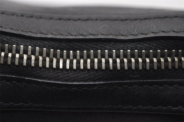 Authentic GUCCI Vintage Shoulder Hand Bag Purse Leather 0013812 Black 6333I