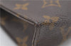 Auth LOUIS VUITTON Monogram Poche Toilette 15 Cosmetics Pouch M47546 LV 6335C