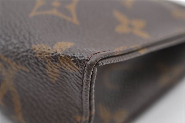 Auth LOUIS VUITTON Monogram Poche Toilette 15 Cosmetics Pouch M47546 LV 6335C