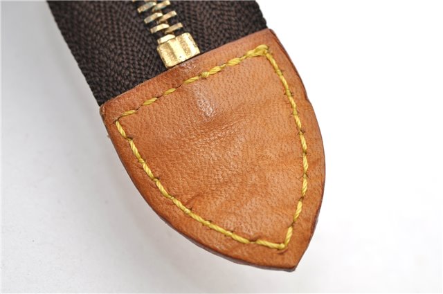 Auth LOUIS VUITTON Monogram Poche Toilette 15 Cosmetics Pouch M47546 LV 6335C