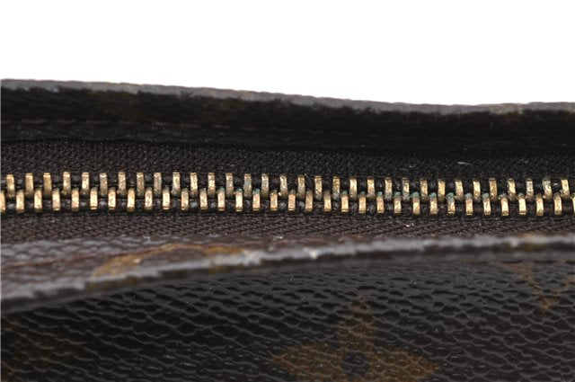 Auth LOUIS VUITTON Monogram Poche Toilette 15 Cosmetics Pouch M47546 LV 6335C