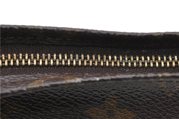 Auth LOUIS VUITTON Monogram Poche Toilette 15 Cosmetics Pouch M47546 LV 6335C