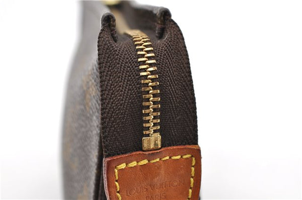 Auth LOUIS VUITTON Monogram Poche Toilette 15 Cosmetics Pouch M47546 LV 6335C