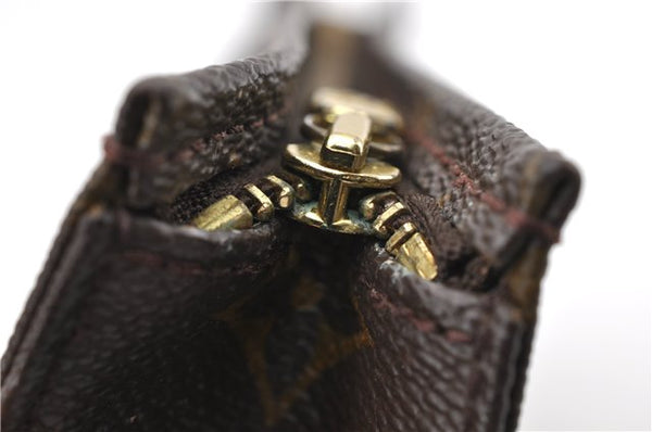 Auth LOUIS VUITTON Monogram Poche Toilette 15 Cosmetics Pouch M47546 LV 6335C