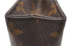 Auth LOUIS VUITTON Monogram Poche Toilette 15 Cosmetics Pouch M47546 LV 6335C
