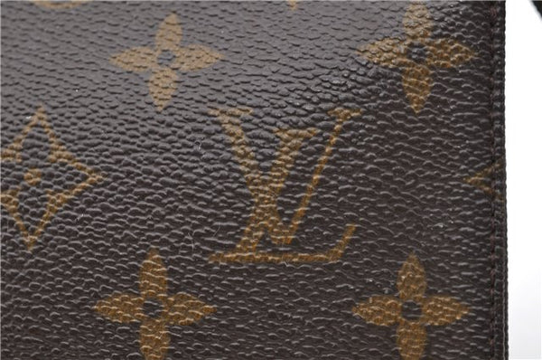 Auth LOUIS VUITTON Monogram Poche Toilette 15 Cosmetics Pouch M47546 LV 6335C