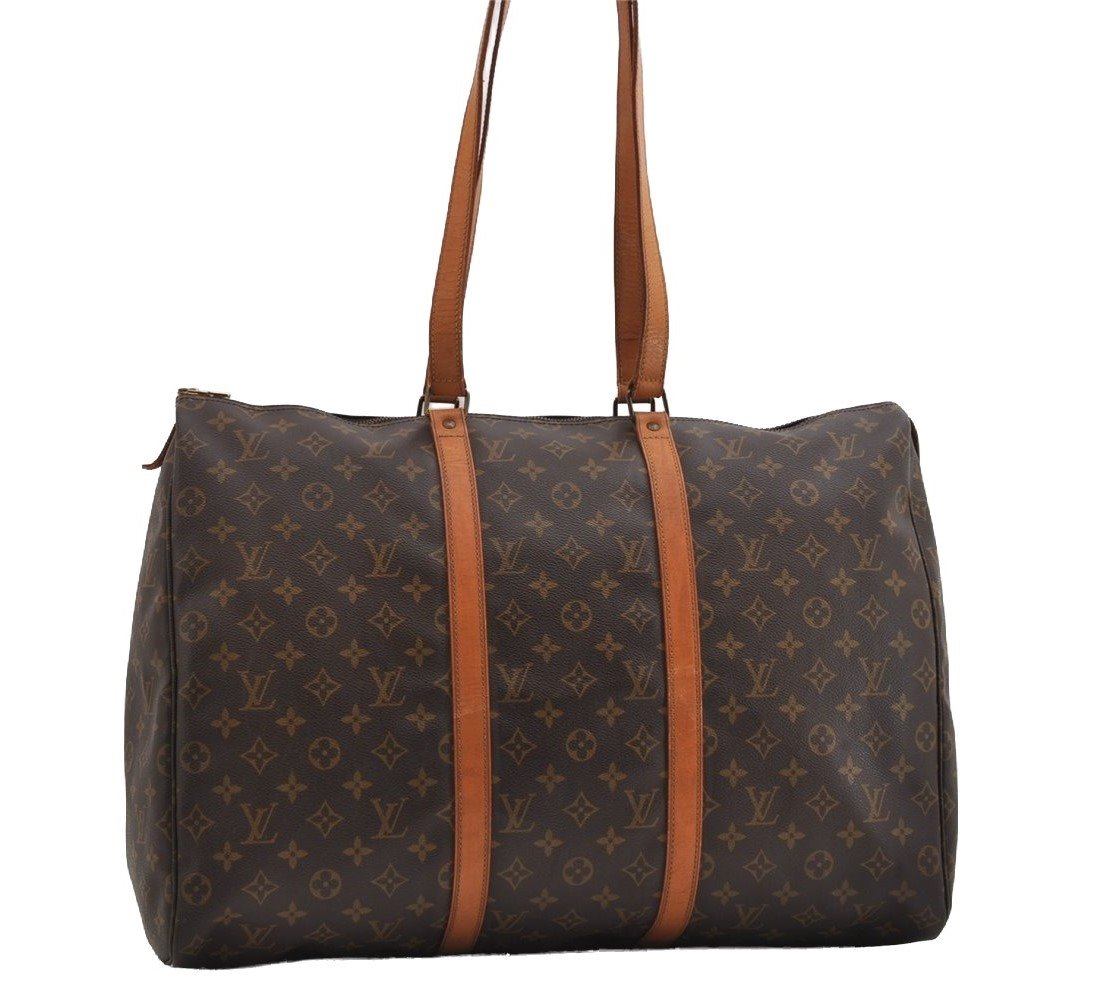 Authentic Louis Vuitton Monogram Flanerie 50 Shoulder Boston Bag M51116 LV 6335I