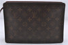 Authentic Louis Vuitton Monogram Pochette Homme Clutch Hand Bag M51795 LV 6337D