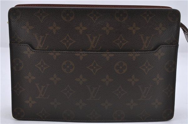Authentic Louis Vuitton Monogram Pochette Homme Clutch Hand Bag M51795 LV 6337D