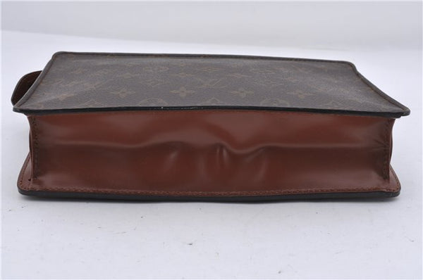 Authentic Louis Vuitton Monogram Pochette Homme Clutch Hand Bag M51795 LV 6337D