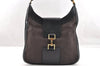Authentic GUCCI Vintage Shoulder Bag Purse Canvas Leather 0014129 Brown 6337I
