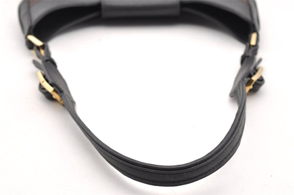 Authentic GUCCI Vintage Shoulder Bag Purse Canvas Leather 0014129 Brown 6337I