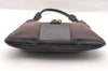 Authentic GUCCI Vintage Shoulder Bag Purse Canvas Leather 0014129 Brown 6337I