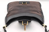 Authentic GUCCI Vintage Shoulder Bag Purse Canvas Leather 0014129 Brown 6337I