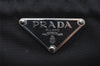 Authentic PRADA Nylon Tessuto Leather Shoulder Cross Body Bag Purse Black 6339I